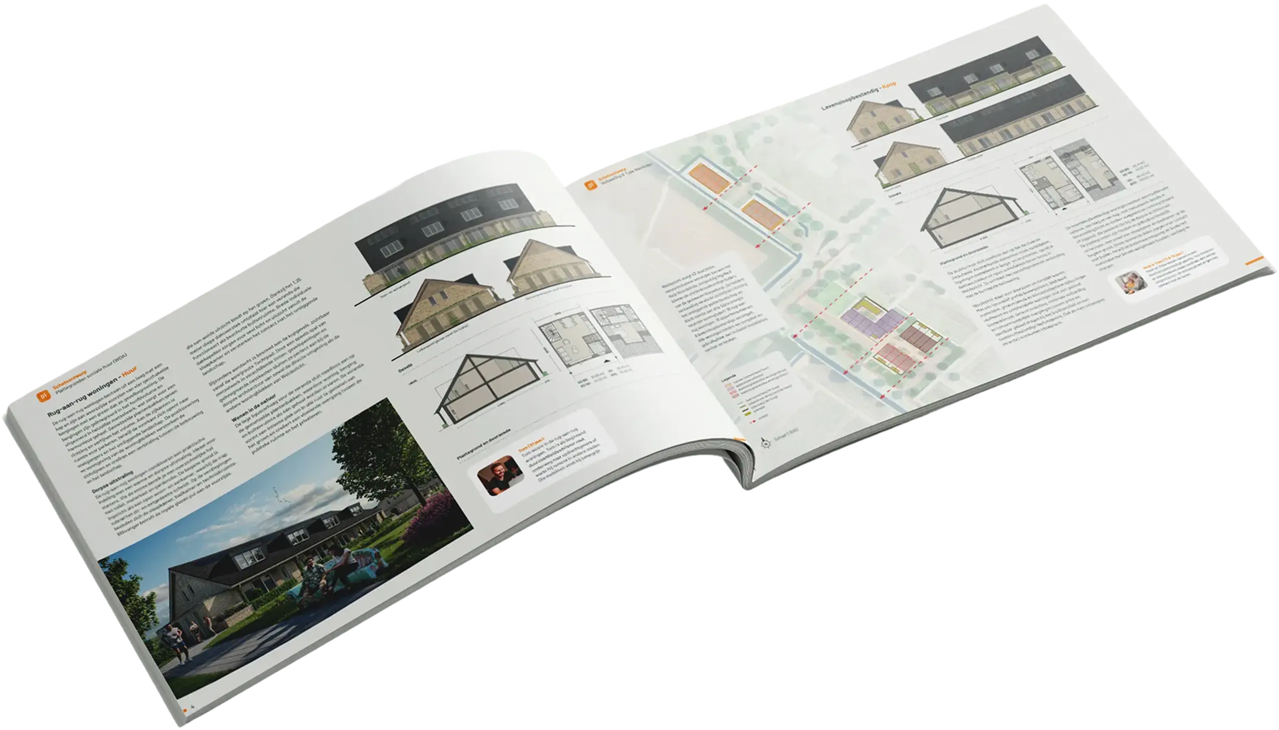 Voorbeeld van een planboek voor indiening bij een aanbesteding of tender.